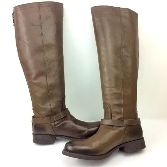 Steve Madden Leather Riding Boots size 7 M - Picture 3 of 8
